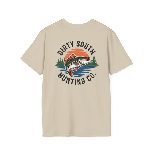 Bass Fishing Sunset Tee | Dirty South Hunting Co.
