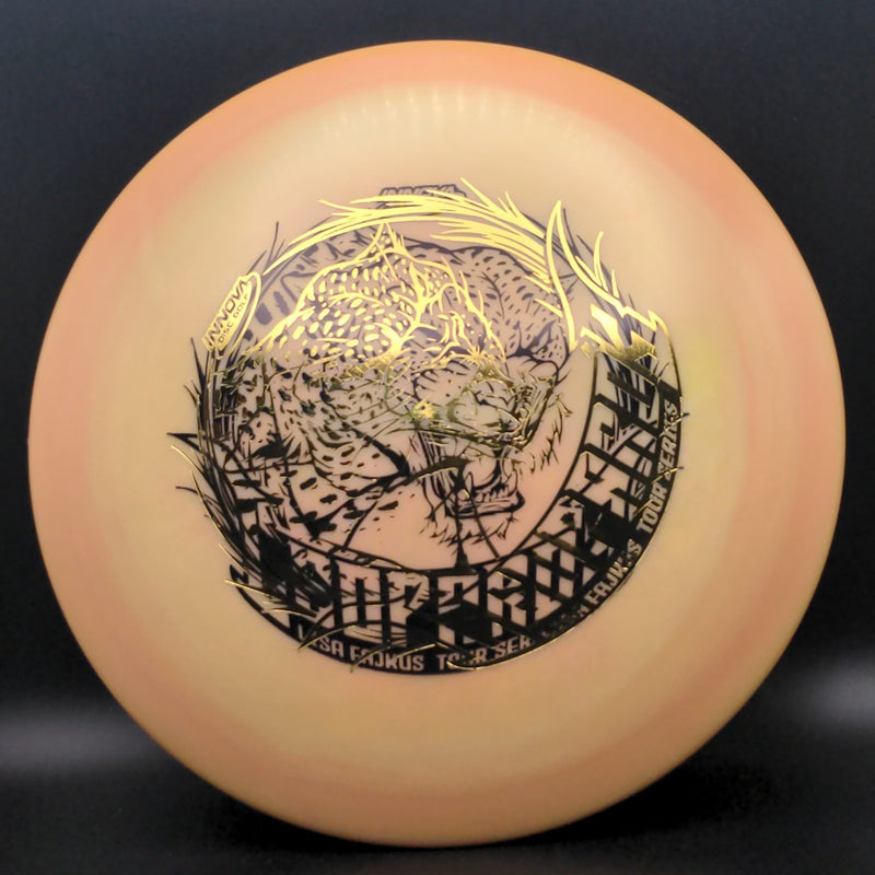 Load image into Gallery viewer, Swirly Star Leopard3 - Lisa Fajkus 2020 TS - X-Out Double Stamp
