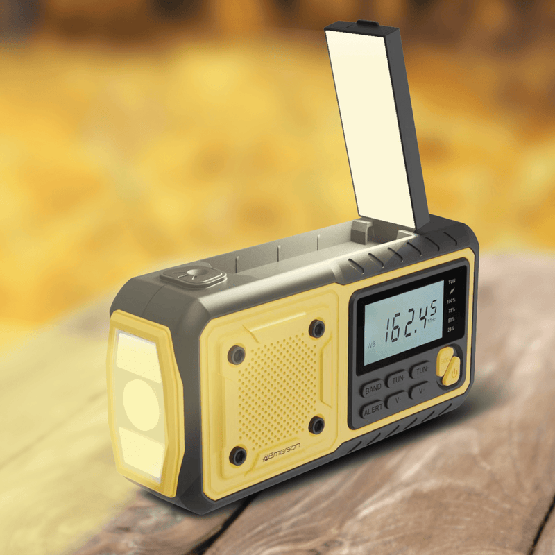 Load image into Gallery viewer, Emerson Emergency AM / FM Radio with Weather Band / Flashlight / Power Bank
