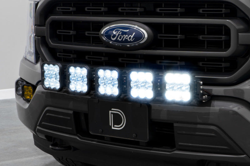 Load image into Gallery viewer, Diode Dynamics 21-22 Ford F-150 SS5 Grille CrossLink Lightbar Kit- Yellow Pro Combo
