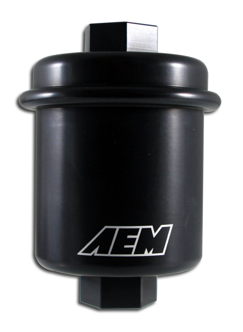 Load image into Gallery viewer, AEM Electronics High Volume Fuel Filter Black
