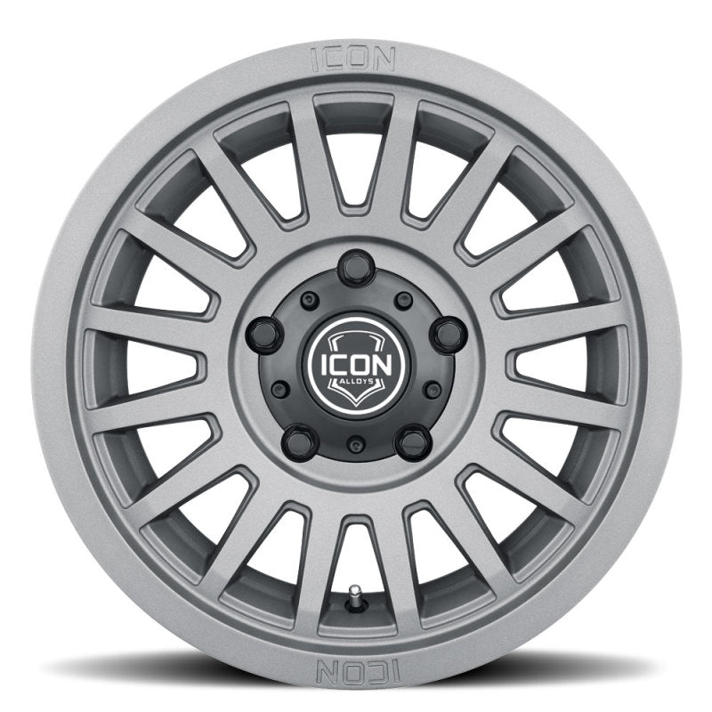 Load image into Gallery viewer, ICON Recon SLX 17x8.5 6x5.5 BP 0mm Offset 4.75in BS 106.1mm Bore Charcoal Wheel
