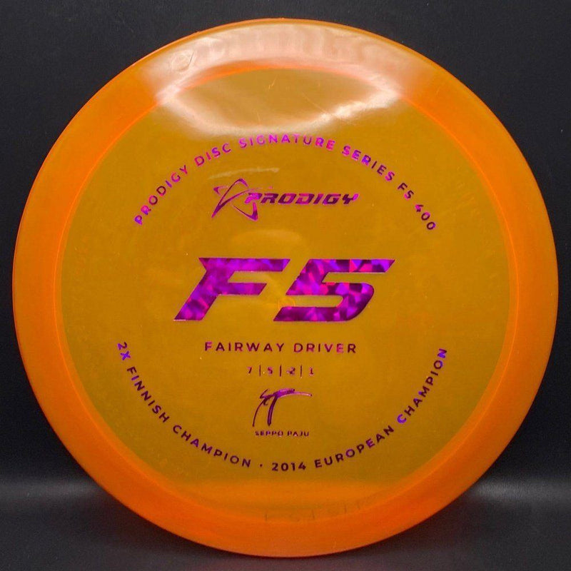 Load image into Gallery viewer, F5 400 Plastic Fairway Driver - Seppo Paju Signature Stamp
