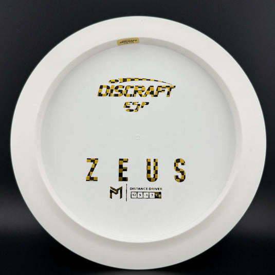 White ESP Zeus - Bottom Stamp Dyer's Delight - Paul McBeth