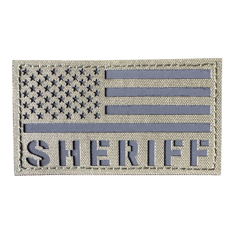 Load image into Gallery viewer, 2x3.5” Sheriff Patch IR or Reflective
