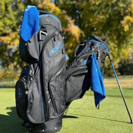 Load image into Gallery viewer, Lazrus Golf Premium Black Golf Bags
