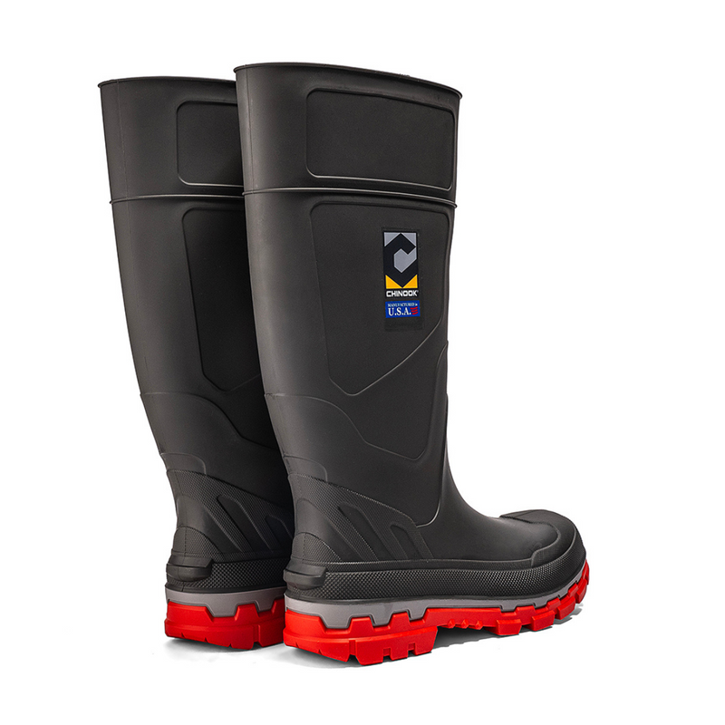 Load image into Gallery viewer, Kickaxe 15" Waterproof Rubber Boot - Grey/Orange
