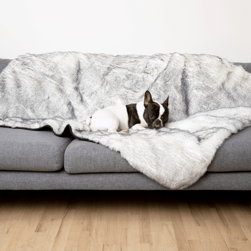 Load image into Gallery viewer, PupProtector™ Luxe Waterproof Faux Fur Blanket - Ultra Plush Arctic Fox
