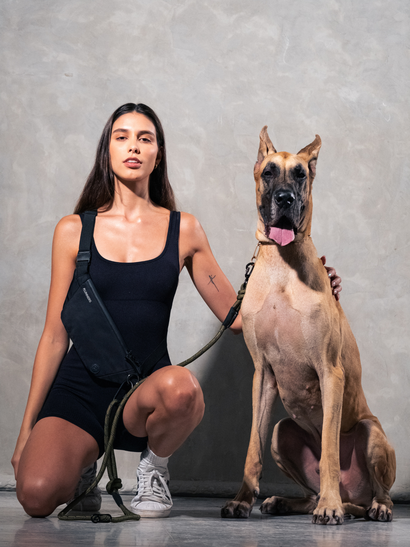 Load image into Gallery viewer, Army Green Running Hands-Free Dog Leash
