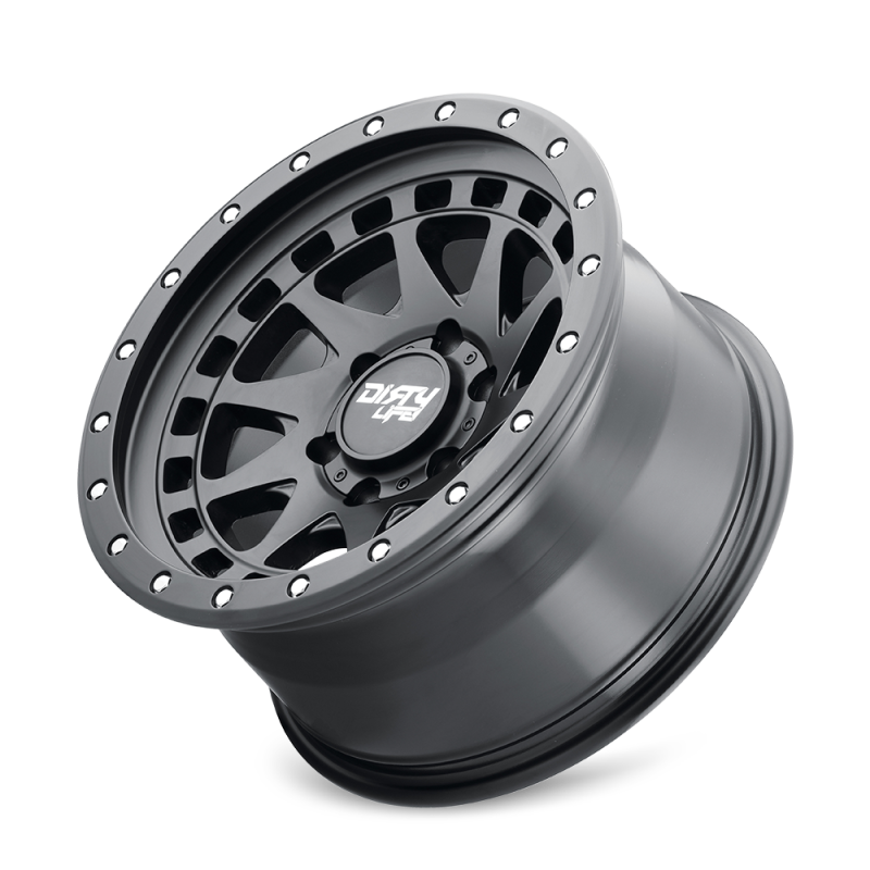 Load image into Gallery viewer, Dirty Life 9311 Enigma Pro 17x9/5x127 BP/-12mm Offset/71.5mm Hub Matte Black Wheel - Beadlock
