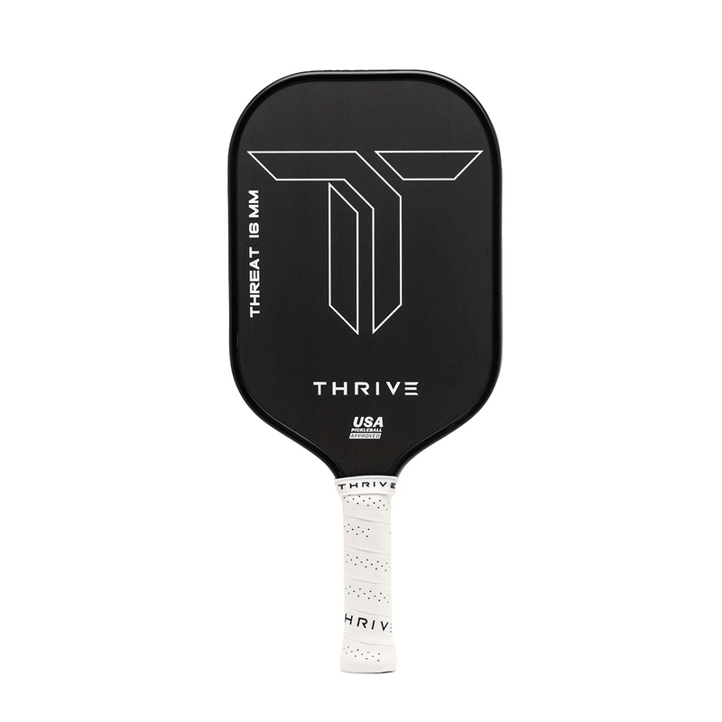 Load image into Gallery viewer, THREAT 16 SINGLES Includes custom weight card, paddle cover, paddle eraser, and lead weights.

