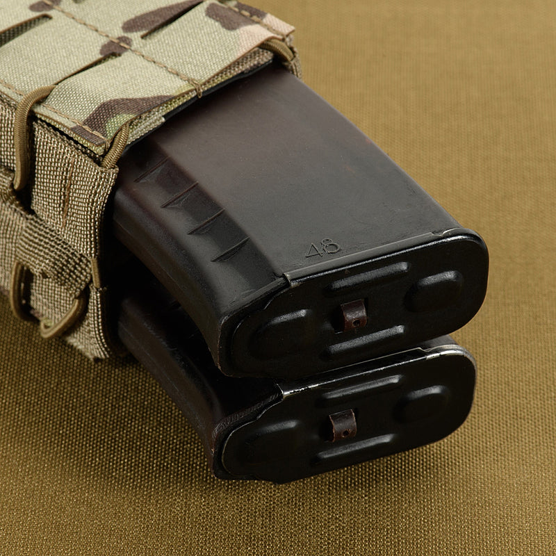 Load image into Gallery viewer, M-Tac Double Open Top AR/AK Mag Pouch Laser Cut
