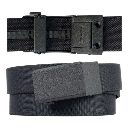 OPS 1.0 EDC Gun Belt 1.5", Large Up to 61" Waist, Black