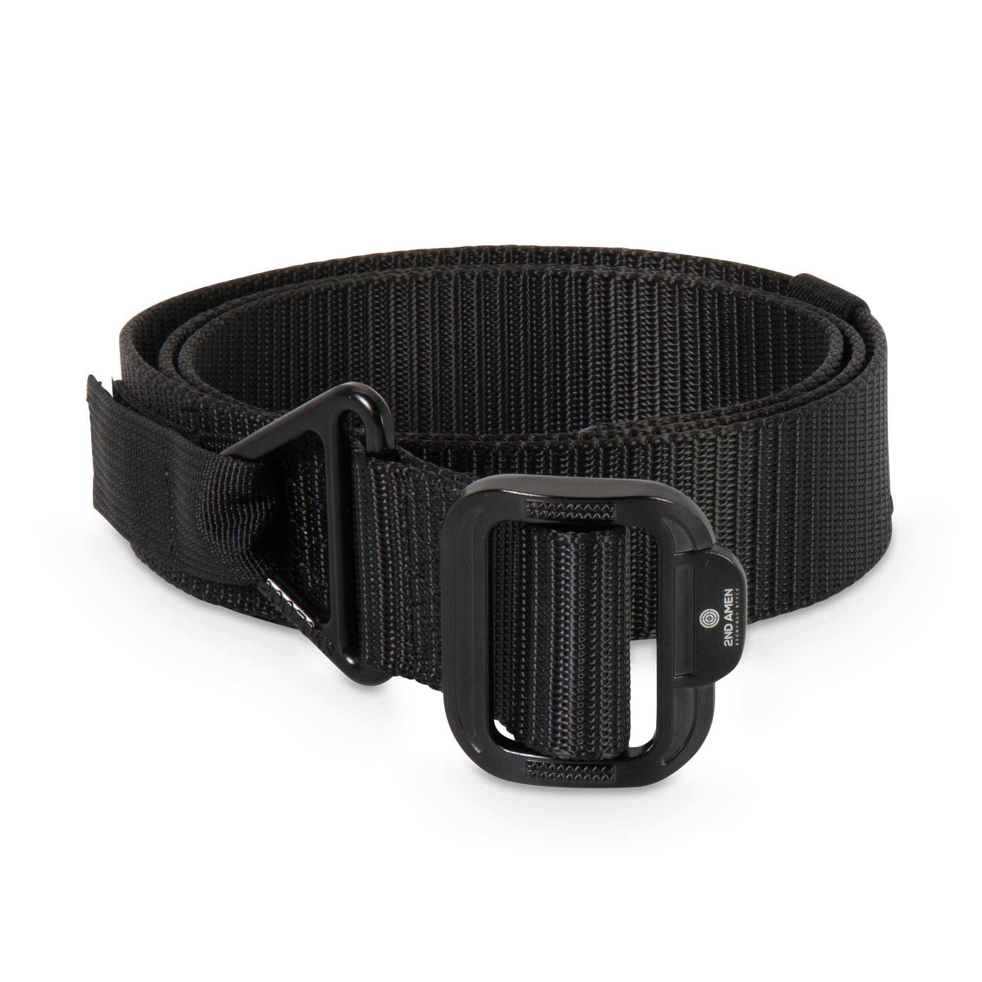 2ND Amen Men's Tactical 1.5 Inch Convertible TDU Rigger with Black Nylon webbing belt & Adjustable Metal Buckle - Skoutley Outdoors LLC
