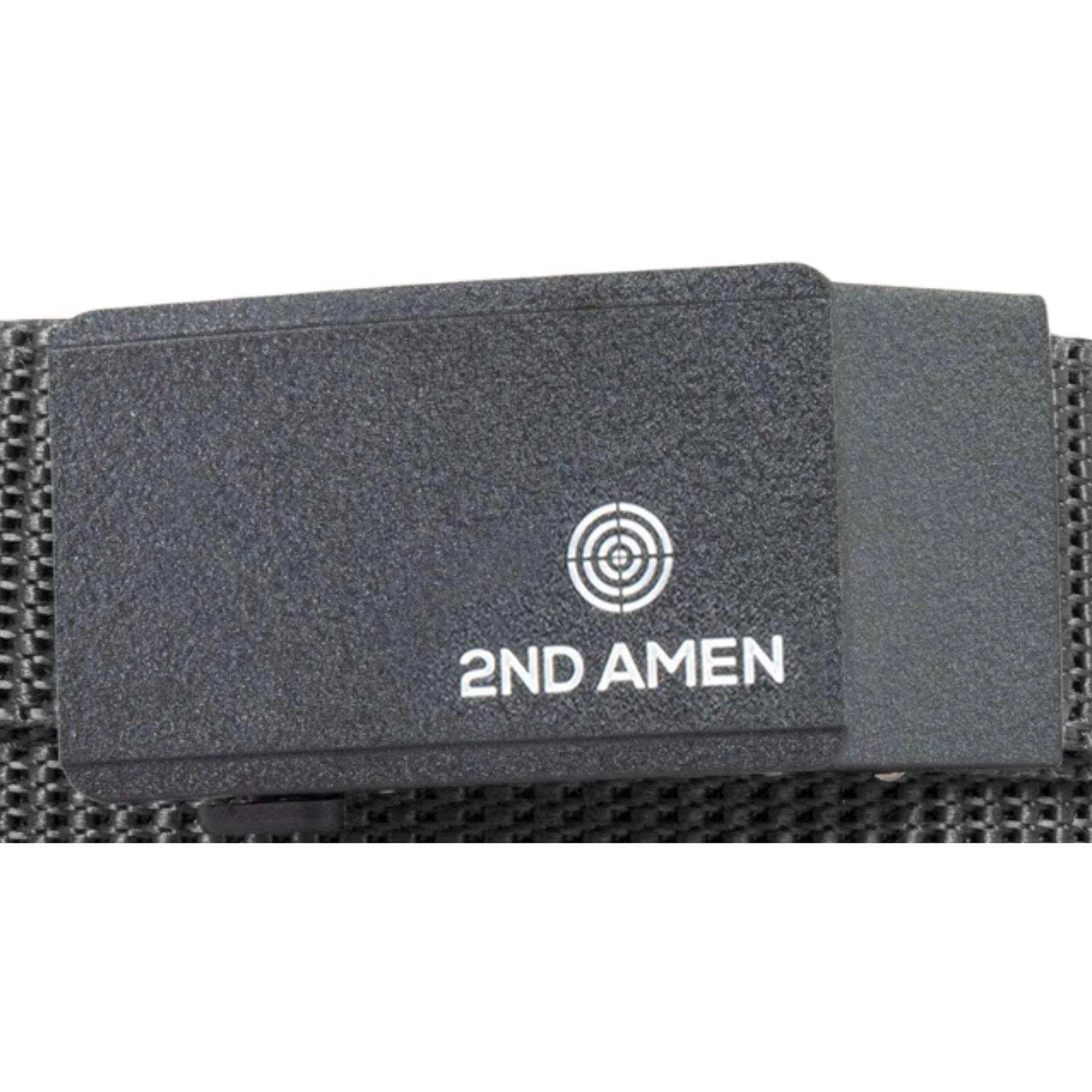 2ND AMEN Gun Belt Black Logo Buckle - Skoutley Outdoors LLC