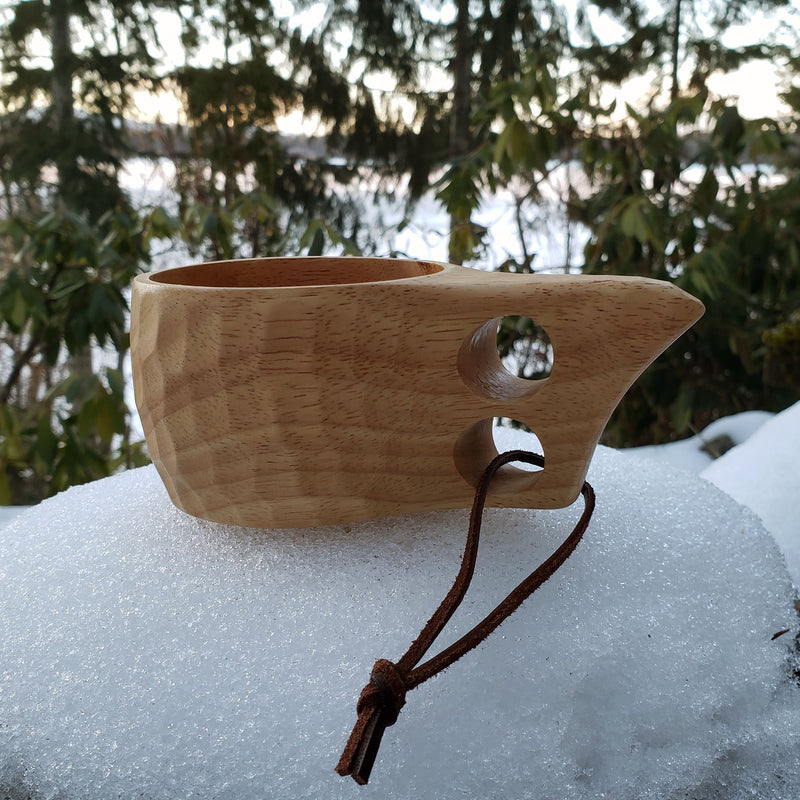 Load image into Gallery viewer, Skógr™ Nordic Style Kuksa - Carved Wood Camp Mug
