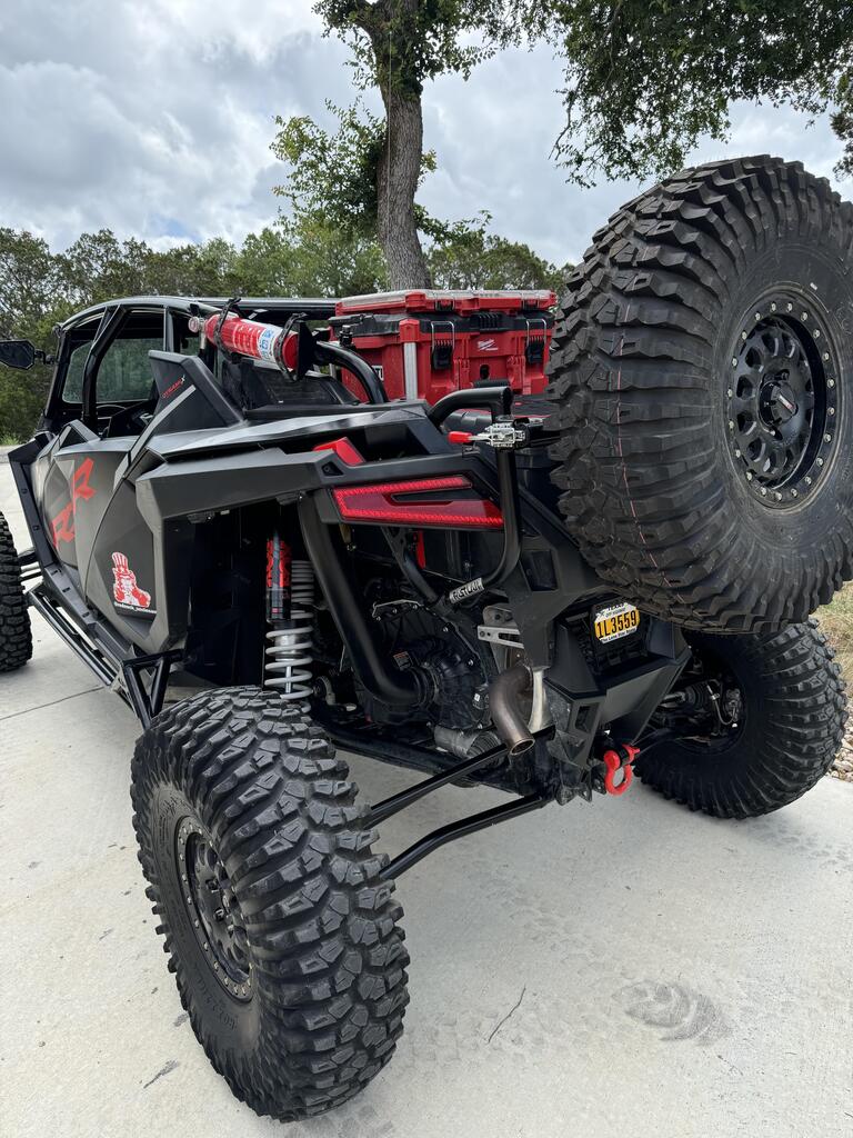 Load image into Gallery viewer, Polaris RZR Pro XP/Turbo R Swing out Spare Tire Carrier
