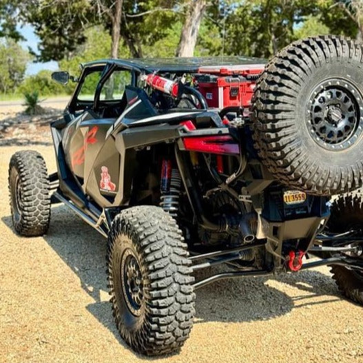 Load image into Gallery viewer, Polaris RZR Pro XP/Turbo R Swing out Spare Tire Carrier
