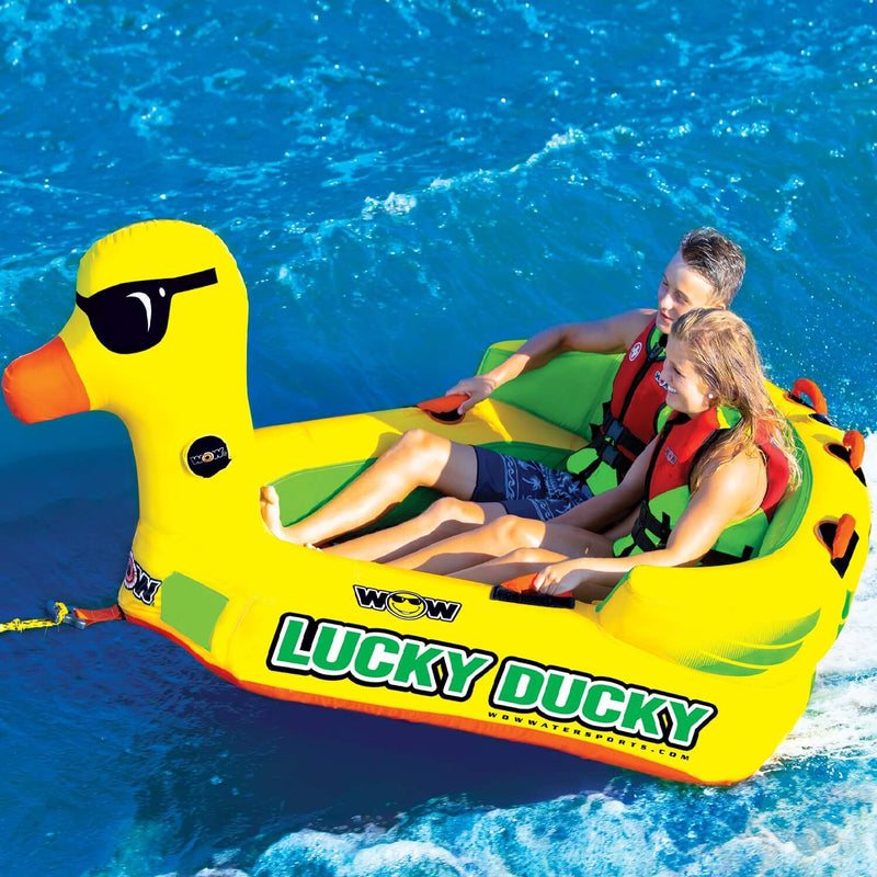 Load image into Gallery viewer, WOW Sports Lucky Ducky 2P Towable (19-1040)
