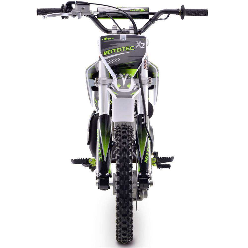 Mototec X2 110cc 4-stroke Gas Dirt Bike Green - Skoutley Outdoors LLC