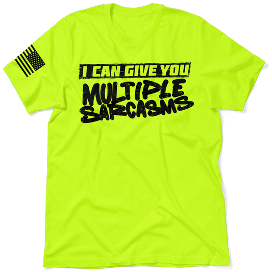 Multiple Sarcasms - Safety Yellow T-Shirt