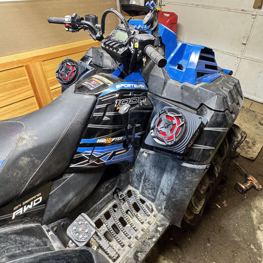 Polaris Sportsman Waterproof Fender Speaker Pods