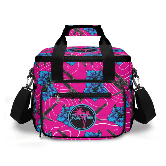 High Capacity Hibiscus Leakproof Cooler Bag