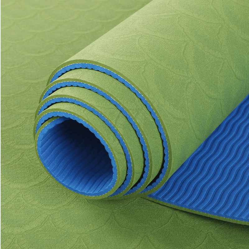 Load image into Gallery viewer, 2-Tone TPE Premium Yoga Mat
