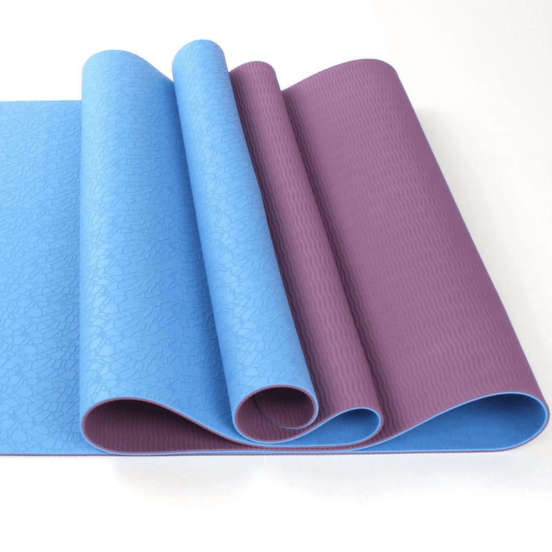 Load image into Gallery viewer, 2-Tone TPE Premium Yoga Mat

