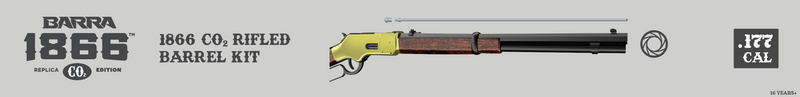 Load image into Gallery viewer, 1866 CO2 Rifled .177 Caliber Barrel Kit
