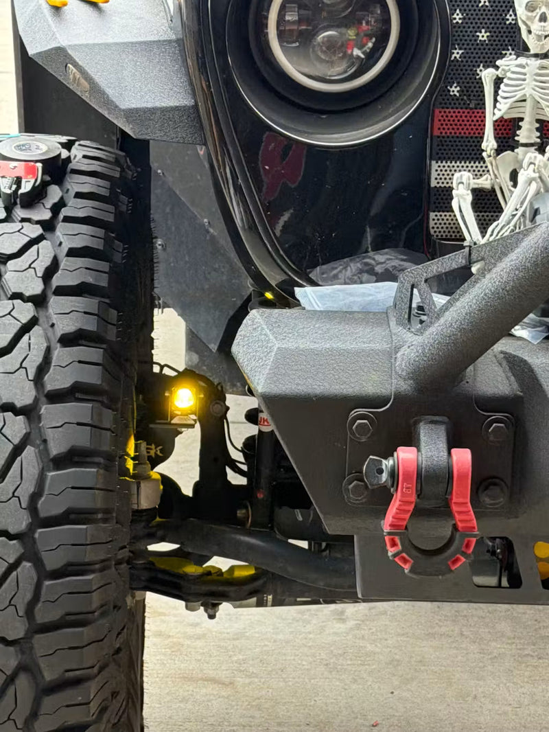 Load image into Gallery viewer, Jeep JL / JT Steerable Knuckle Pod Light Mounts (2018+ Gladiator/Wrangler)
