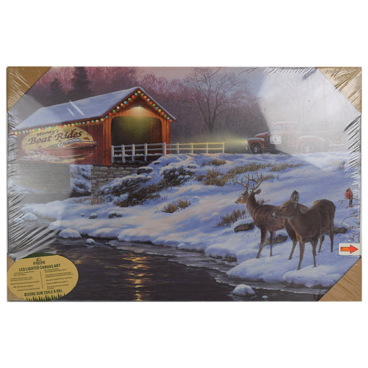 LED Art 24in x 16in-Holiday Traditions