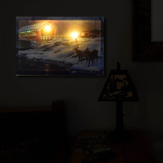 LED Art 24in x 16in-Holiday Traditions