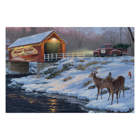 LED Art 24in x 16in-Holiday Traditions