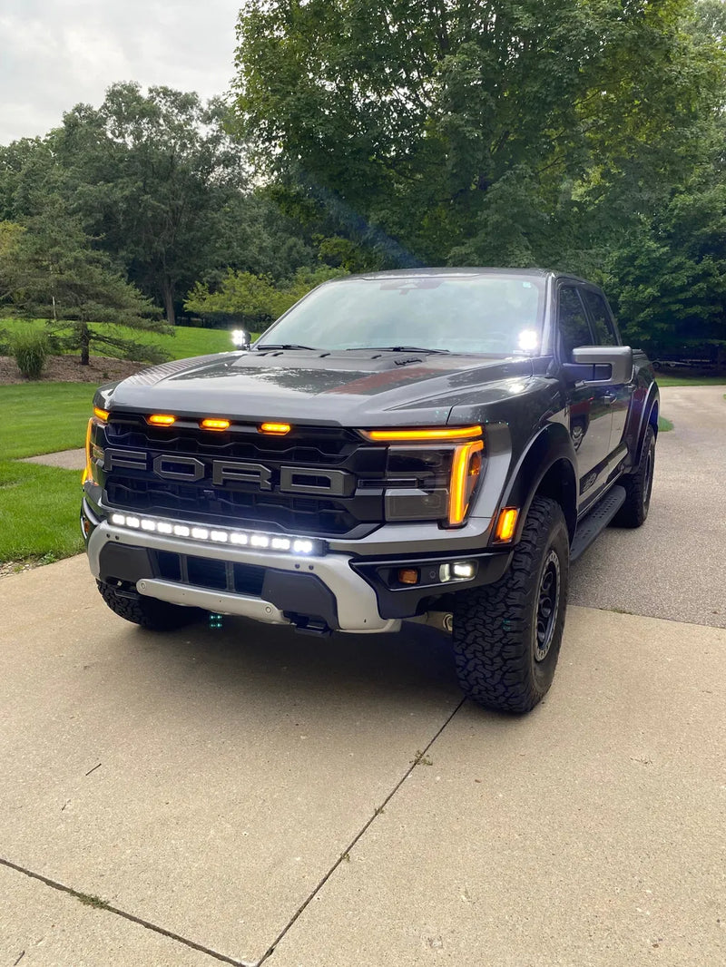 Load image into Gallery viewer, 2024+ Ford F150 Raptor Gen 3 Refresh Modular Bumper 40in Light Bar PRO
