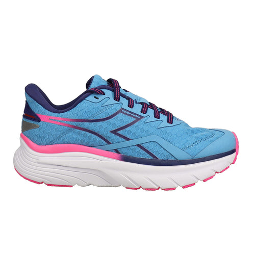 Women's Diadora Equipe Nucleo, Bonnie Blue/Pink Fluo, 7.5 B Medium - Skoutley Outdoors LLC