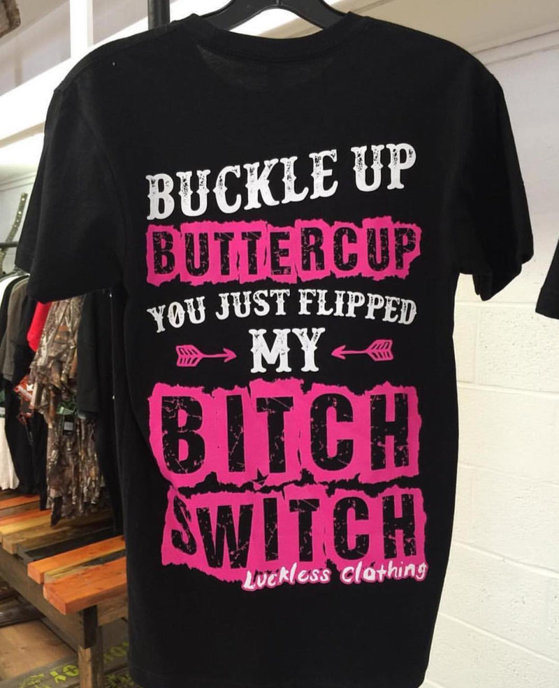 Load image into Gallery viewer, Buckle Up Buttercup Tee
