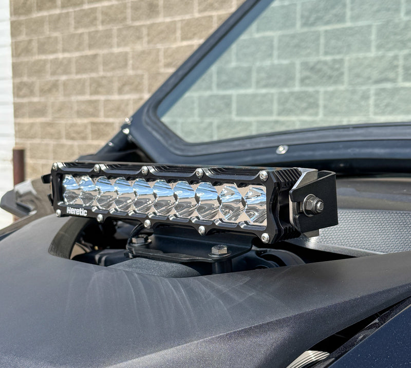 Load image into Gallery viewer, Can Am Maverick R 10 Inch Shock Tower LED Light Bar
