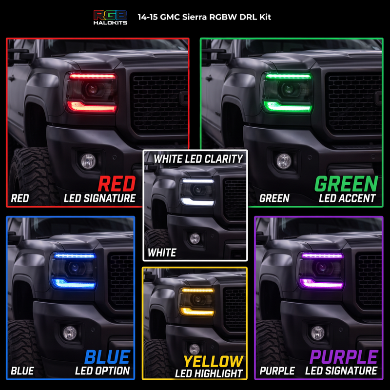 Load image into Gallery viewer, GMC Sierra RGBW DRL Boards (2014-2015)
