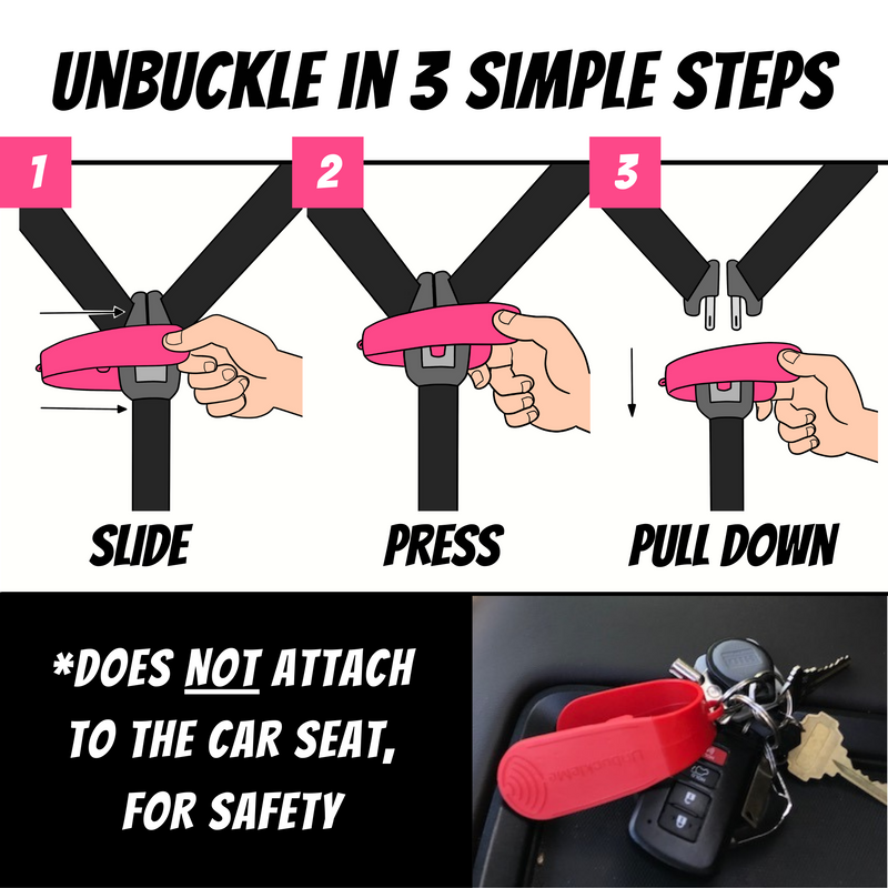 Load image into Gallery viewer, UnbuckleMe Car Seat Buckle Release Tool
