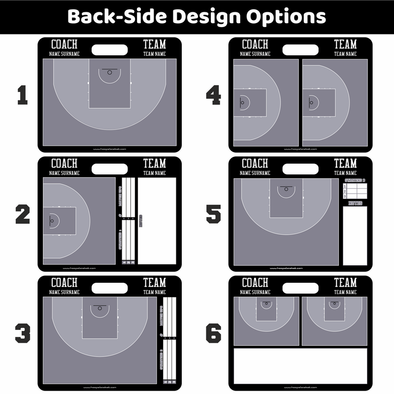 Load image into Gallery viewer, Custom 3x3 Basketball Coaching Board 11.4 x 9.4 in (Magnetic)
