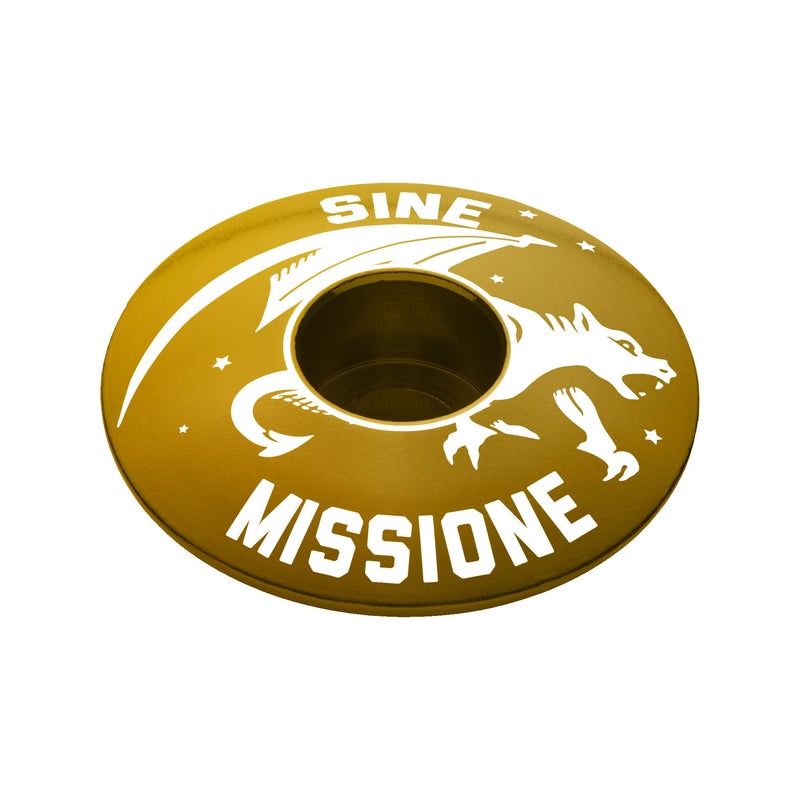 Load image into Gallery viewer, SINE MISSIONE - NO MERCY BICYCLE HEADSET CAP
