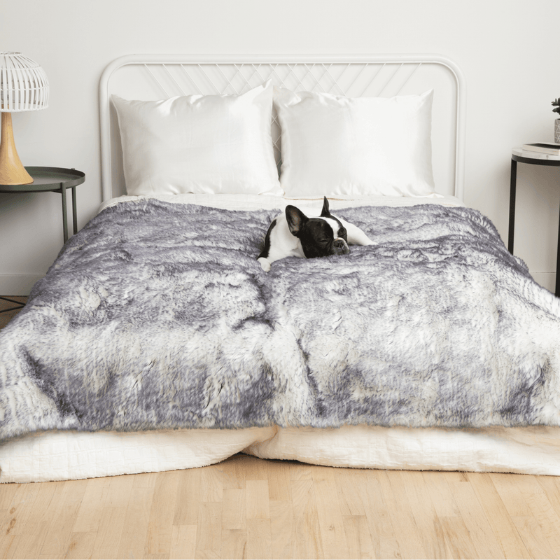 Load image into Gallery viewer, PupProtector™ Luxe Waterproof Faux Fur Blanket - Ultra Plush Arctic Fox
