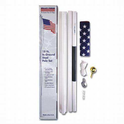 18' Steel Flagpole - Skoutley Outdoors LLC