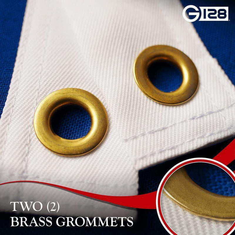 Load image into Gallery viewer, Puerto Rico Puerto Rican Flag | 3x5 Ft | StormFlyer Series Embroidered 220GSM Spun Polyester | Embroidered Design Indoor Outdoor Brass Grommets Heavy Duty All Weather - Skoutley Outdoors LLC
