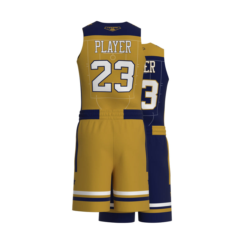 Load image into Gallery viewer, Custom All-Star Reversible Basketball Uniform  - 183 Bend
