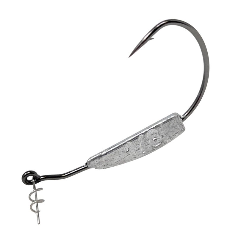 Load image into Gallery viewer, Reaction Tackle Lead Weighted Swimbait Hooks (10-PACK)
