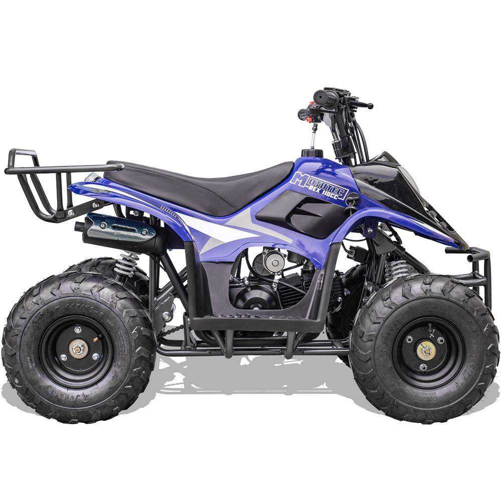 Mototec Rex 110cc 4-stroke Kids Gas Atv Blue - Skoutley Outdoors LLC