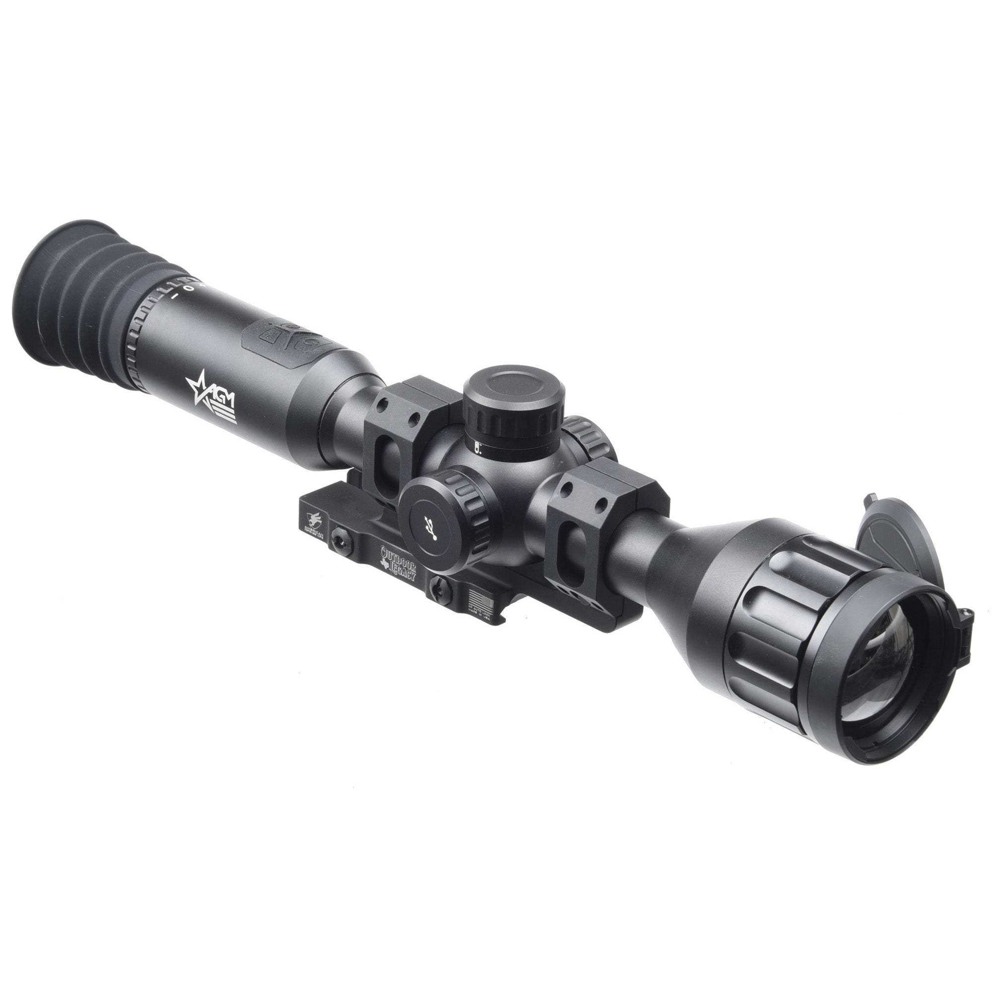 Agm Adder Ts50-384 Scope Blk - Skoutley Outdoors LLC