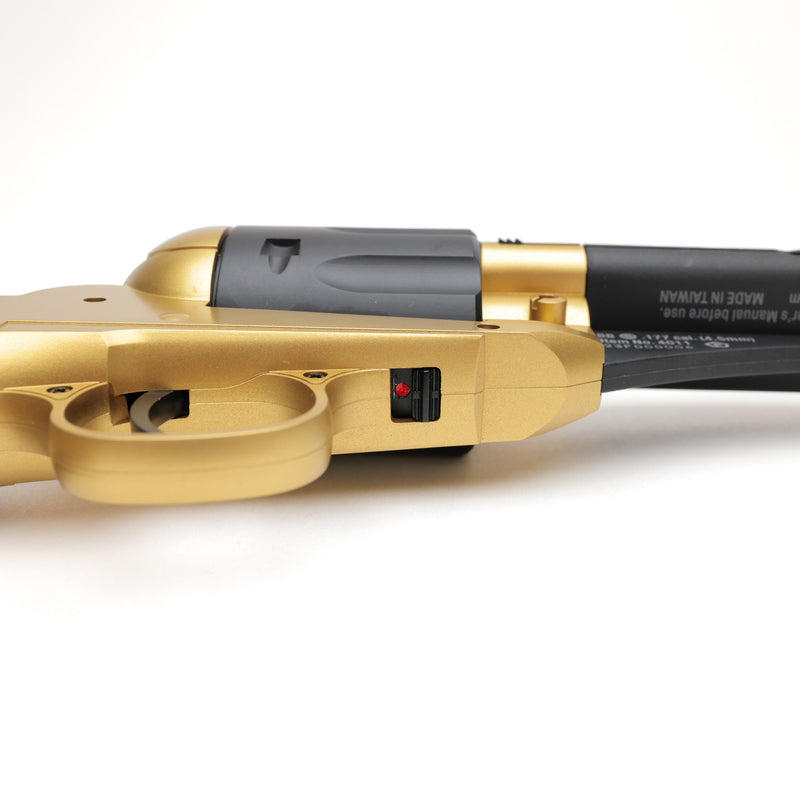 Load image into Gallery viewer, 1858 CO2 Pistol Kit - Black &amp; Gold
